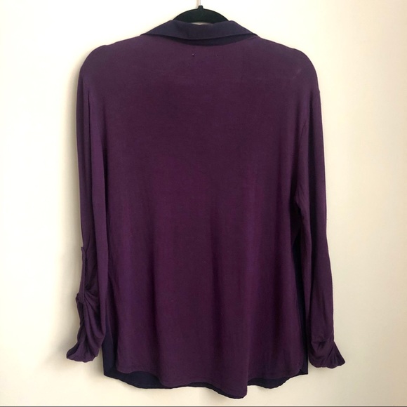 Under Skies Contrast Blouse - Picture 2 of 6